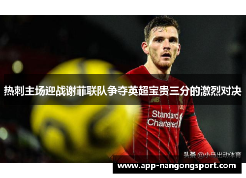 热刺主场迎战谢菲联队争夺英超宝贵三分的激烈对决